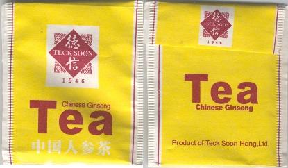 Teck Soon Chinese Ginseng Tea