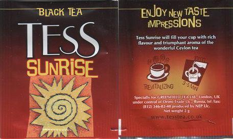 Tess Black Tea Sunrise 1