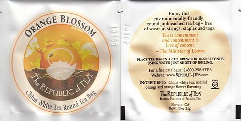 Thé Republic of Tea 01 Orange Blossom