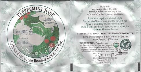 Thé Republic of Tea 01 Peppermint Bark