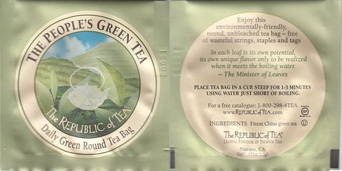 Thé Republic of Tea 01 Thé Peoples Green Tea