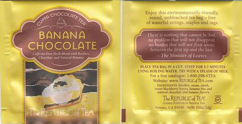 Thé Republic of Tea 08 Banana Chocolate