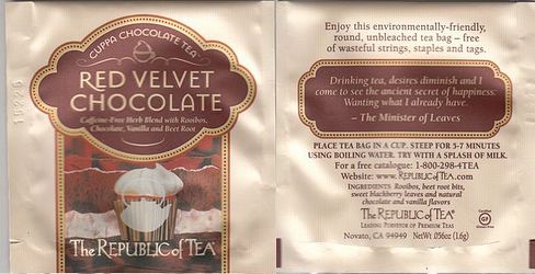 Thé Republic of Tea 08 Red Velvet Chocolate