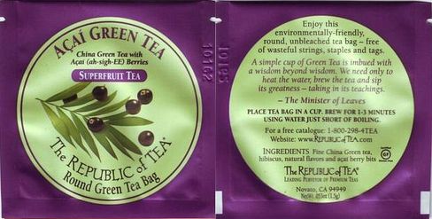 Thé Republic of Tea Acai Green Tea