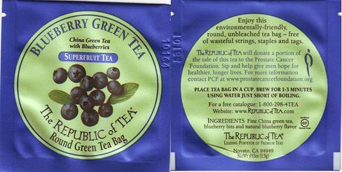 Thé Republic of Tea Blueberry Green Tea