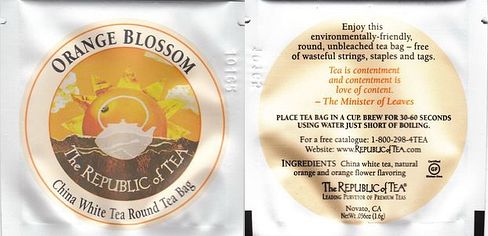 Thé Republic of Tea Orange Blossom