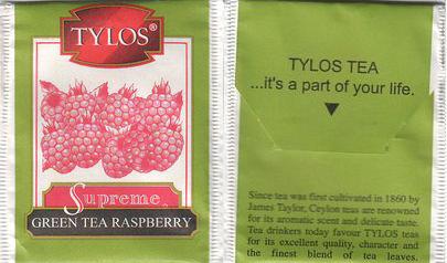 Tylos Supreme Green Tea Raspberry