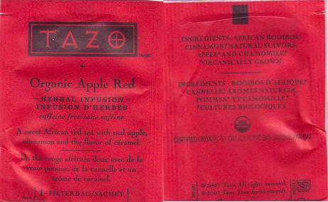 Tazo Organic Apple Red