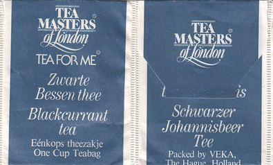 Tea Masters of London Zwarte Bessen Thee