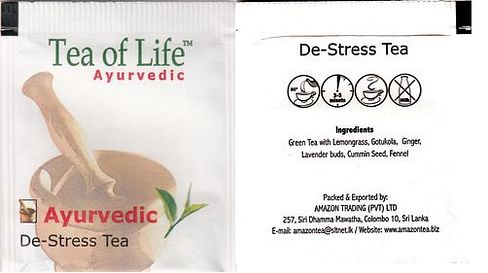 Tea of Life Ayurvedic De Stress Tea