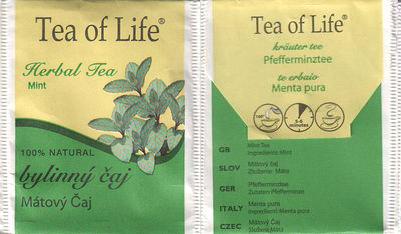 Tea of Life Bylinný Čaj Mátový Čaj