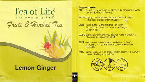 Tea of Life Fruit & Herbal Tea Lemon Ginger