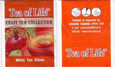 Tea of Life Ftc White Tea Citrus