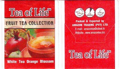 Tea of Life Ftc White Tea Orange Blossom