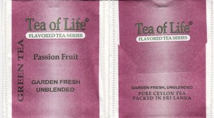 Tea of Life Green Tea Passionfruit