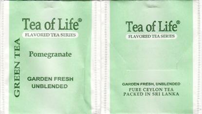 Tea of Life Green Tea Pomegranate