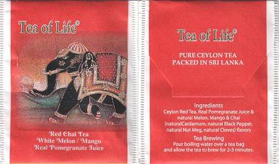 Tea of Life Red Chai Tea White Melon Mango