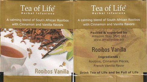 Tea of Life Rooibos Vanilla