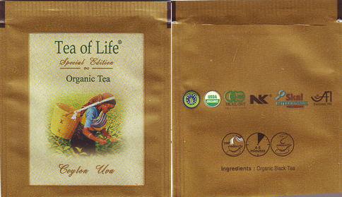 Tea of Life Special Edition Organic Tea Ceylon Uva