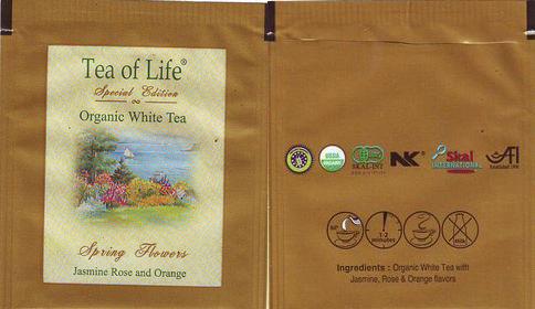 Tea of Life Special Edition Organic White Tea Spring Flowers