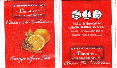 Tea of Life Timothys Ctc Orange Spice Tea