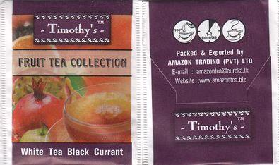 Tea of Life Timothys Ftc White Tea Blackcurrant