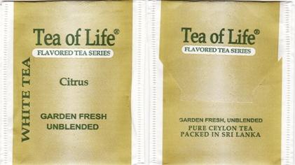 Tea of Life White Tea Citrus