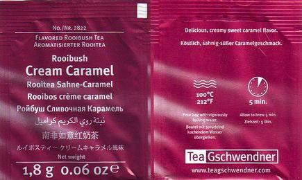 Tee Gschwendner 2822 Rooibush Cream Caramel