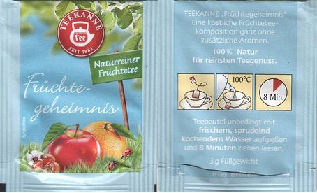 Teekanne 08 Naturreiner Früchtetee Fruchtegeheimnis