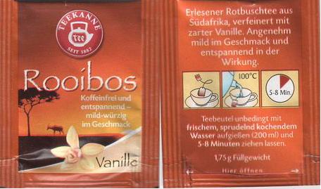 Teekanne 10 Rooibos Vanille