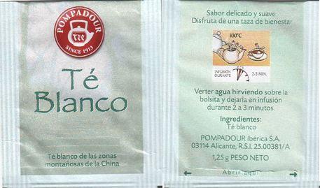 Teekanne 10 Té Blanco