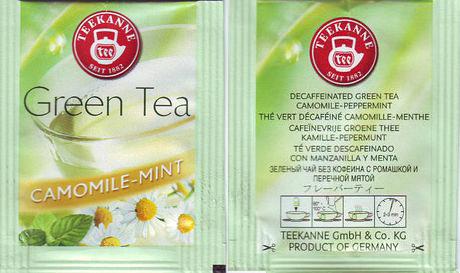 Teekanne 15 Green Tea Camomile Mint Seit