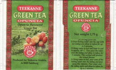 Teekanne 21 Green Tea Opuncia Seit