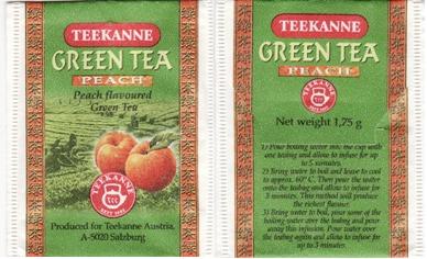 Teekanne 21 Green Tea Peach Seit