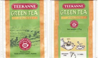 Teekanne 22 Green Tea Peach Seit