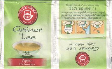 Teekanne 26 Green Tea Apfel Holunder