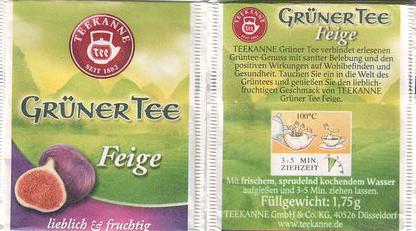 Teekanne 60 Grüner Tee Feige Seit