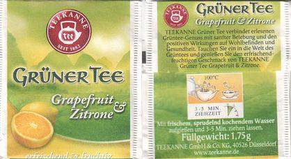 Teekanne 60 Grüner Tee Grapefruit & Zitrone Seit