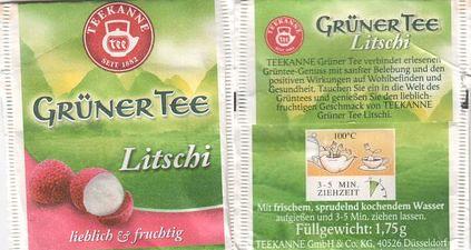 Teekanne 60 Grüner Tee Litschi