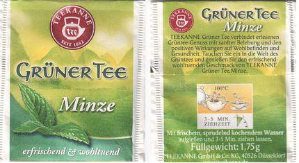 Teekanne 60 Grüner Tee Minze Seit