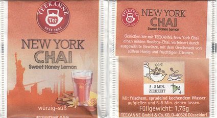 Teekanne 60 New York Chai