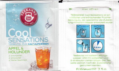 Teekanne 91 Cool Sensations Apfel & Holunder