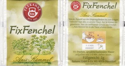 Teekanne F07 Fixfenchel Anis Kümmel Seit