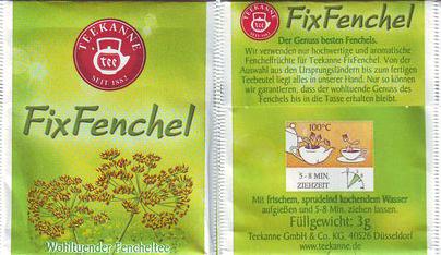 Teekanne F07 Fixfenchel Seit