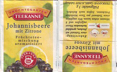 Teekanne FG02 Johannisbeere Mit Zitrone