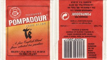 Teekanne Pompadour Euro Blend Té ADH