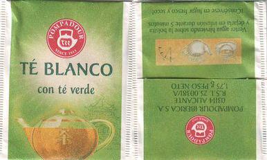 Teekanne Pompadour Iberica 03 Té Blanco Con Té Verde