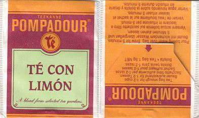 Teekanne Pompadour Té Con Limon