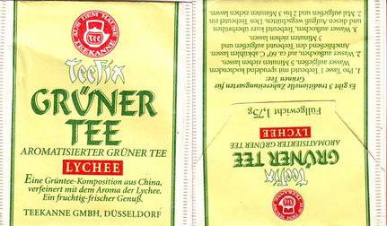 Teekanne T03 Teefix Grüner Tee Lychee ADH