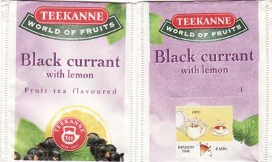 Teekanne WOF03 Black Currant With Lemon Seit 1